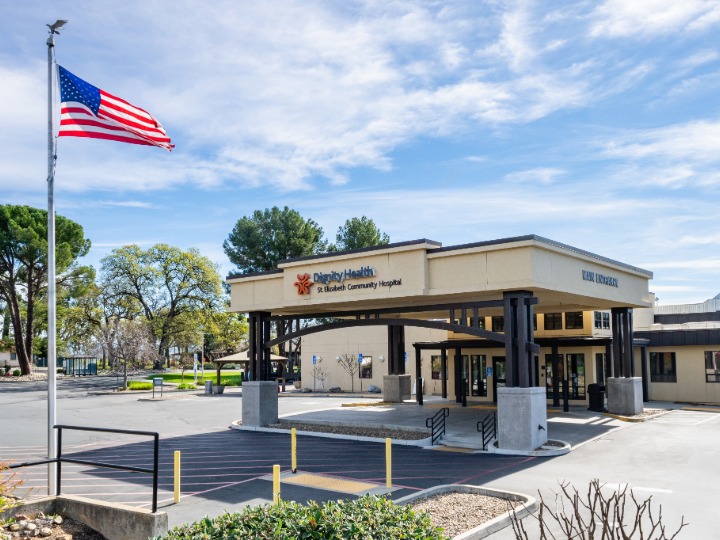Exterior front view of Heart Care - Dignity Health - St. Elizabeth Community Hospital