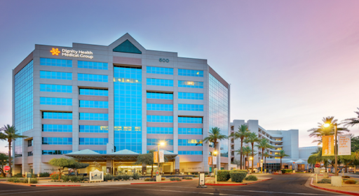 Exterior front view of Dignity Health Medical Group Surgical Specialties - St Joseph's