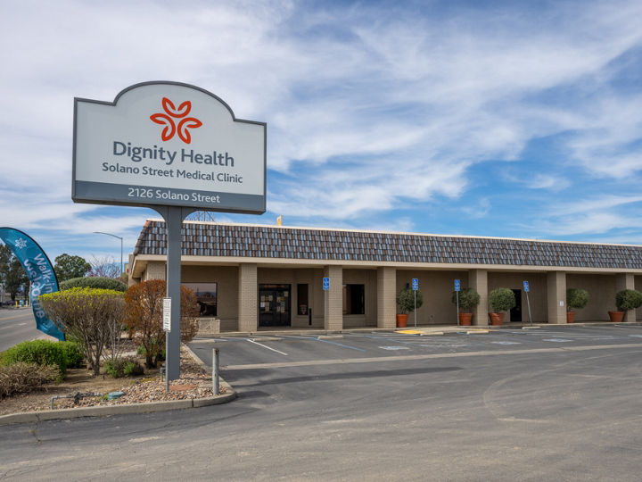 Exterior front view of Primary Care & Podiatry - Dignity Health - Corning, CA