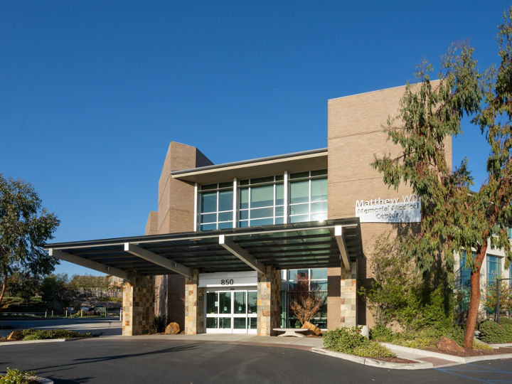 Exterior front view of Dignity Health Laboratories - Matthew Will Memorial Medical Center - Arroyo Grande, CA