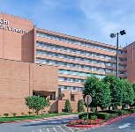 Exterior front view of CHI St. Vincent Infirmary