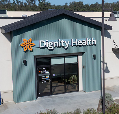 Exterior front view of Primary Care - Dignity Health - (Mesa Rd.) Nipomo, CA
