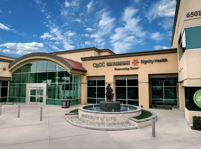 Exterior front view of Dignity Health – Comprehensive Blood & Cancer Center (CBCC)