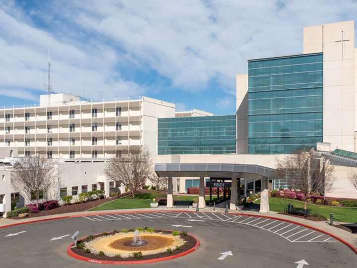 Exterior front view of Infusion Center - Dignity Health - Mercy San Juan Medical Center