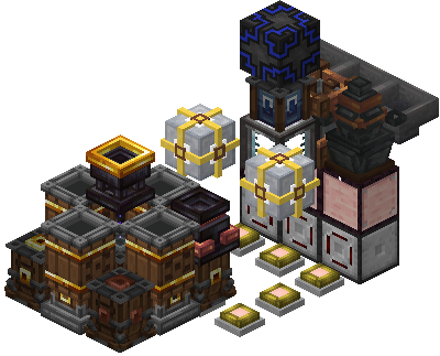 West perspective of Theurgy Contraption