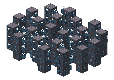 East perspective of Archfruit Setup