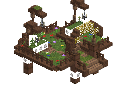 South perspective of hexerei-nature-garden