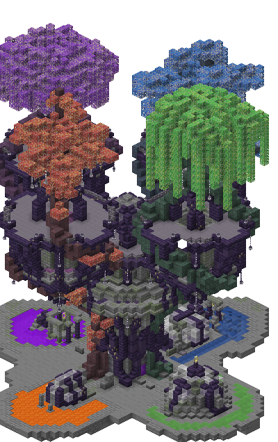 West perspective of Nexus of Seasons