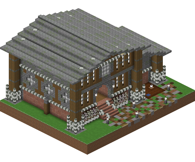 East perspective of Cozy Workshop