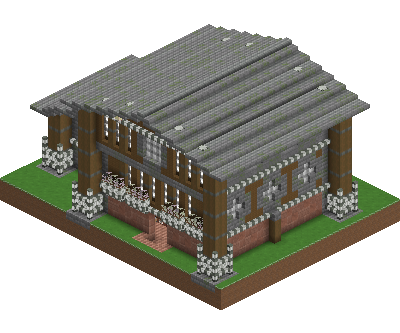 South perspective of Cozy Workshop