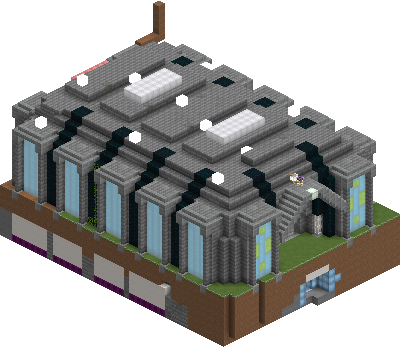 North perspective of Showroom E10