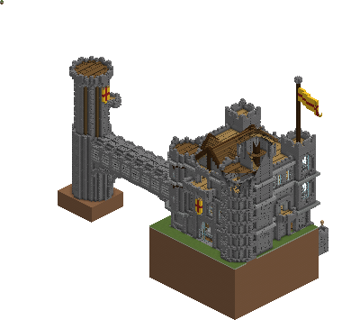 West perspective of castle sagamore