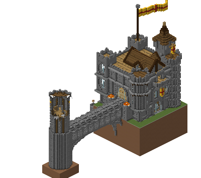 South perspective of castle sagamore