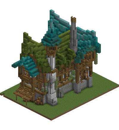 Picture of Cyan Mossy Manor