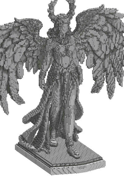 Picture of angel statue sagamore