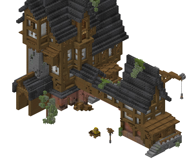 West perspective of fisher house saga