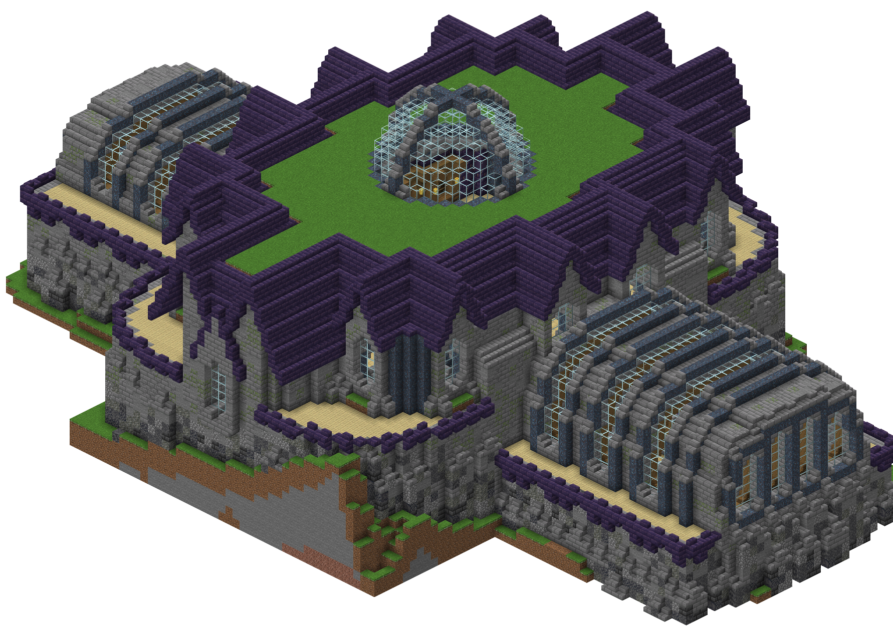 East perspective of Ars Nouveau Library (No JSON)