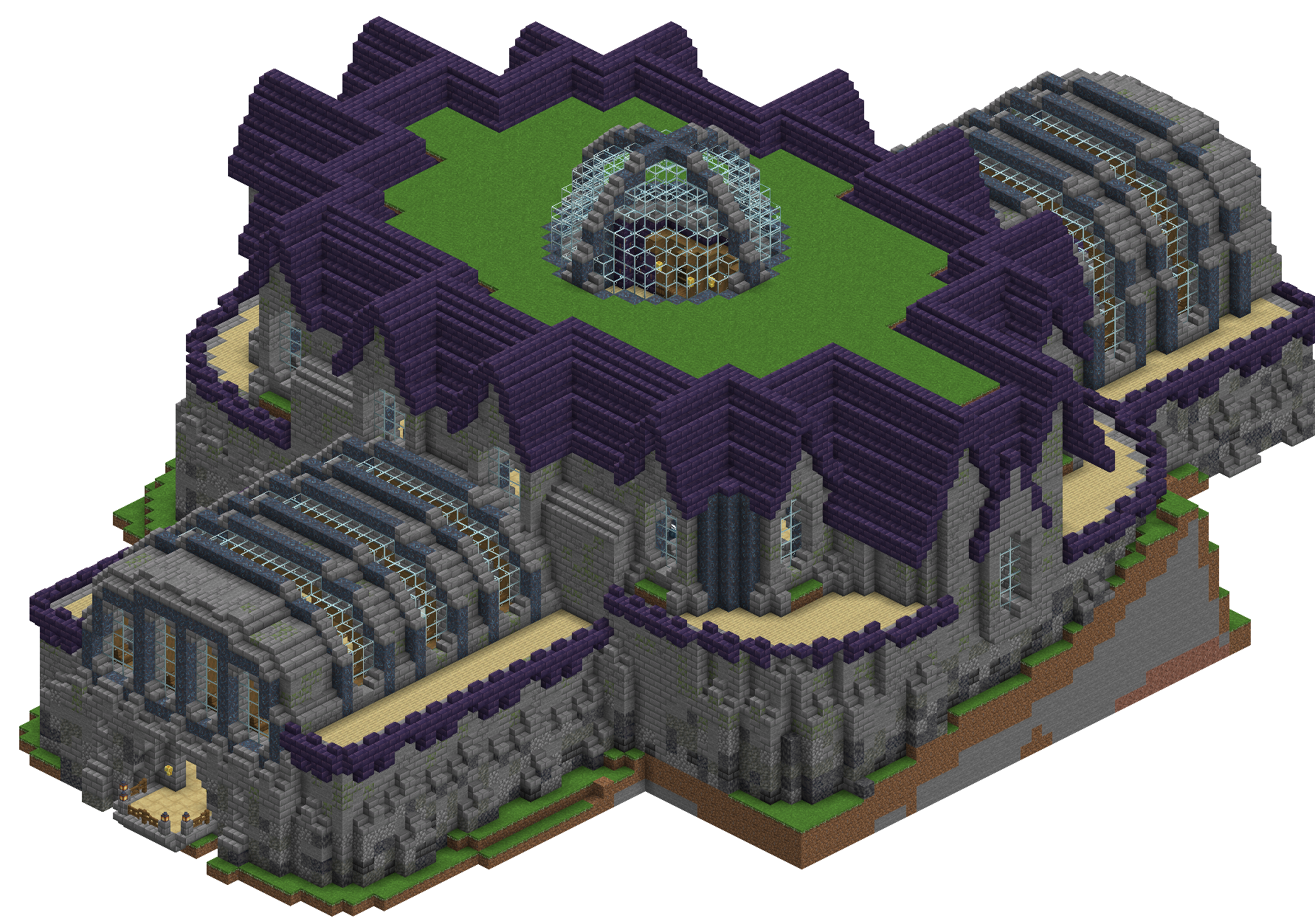 South perspective of Ars Nouveau Library (No JSON)