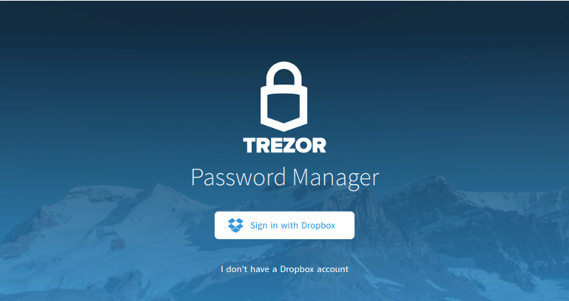SatoshiLabs realeases TREZOR Password Manager