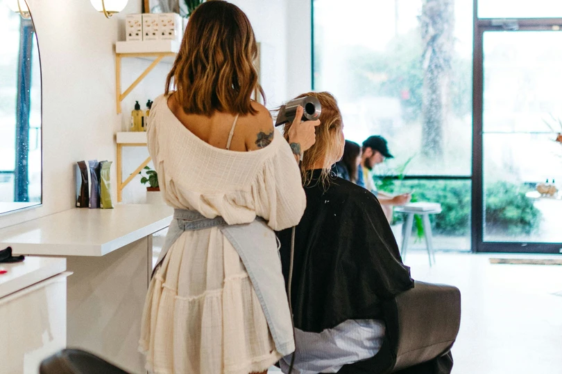Hair up/dry styling