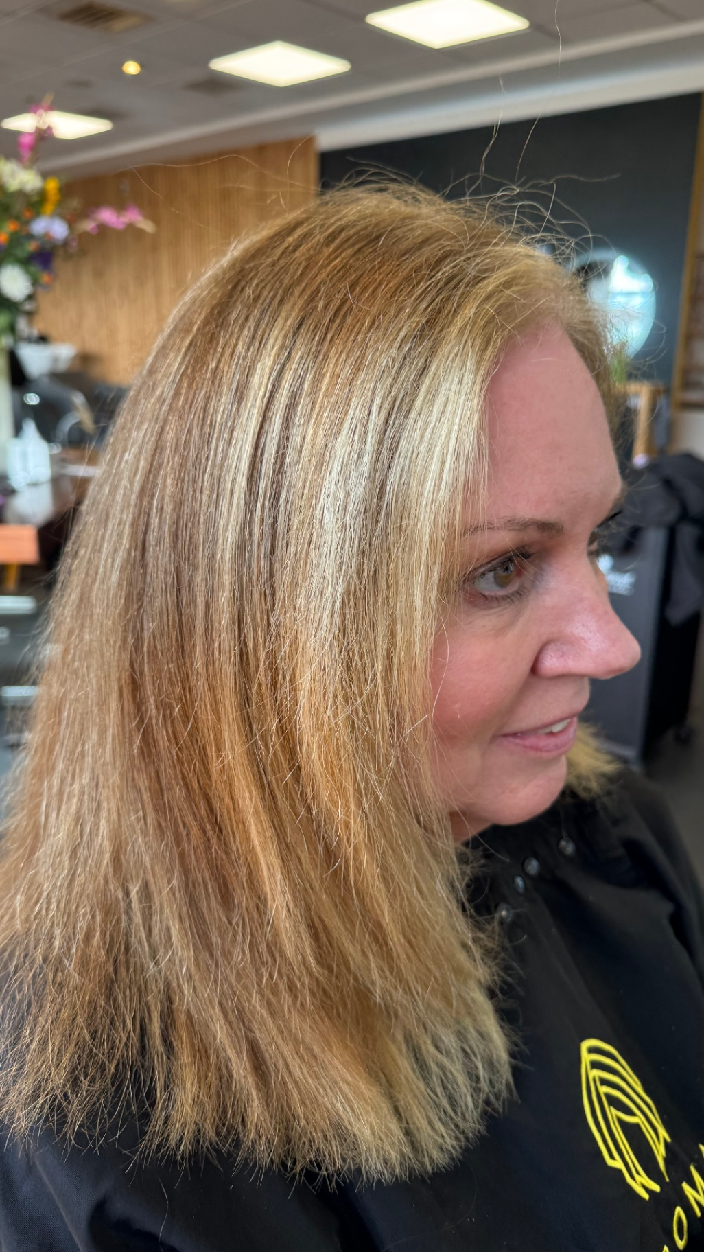 Kroma Salon Client - Blonde Hair, Before Treatment