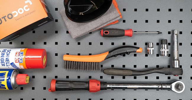 Prepare todas las herramientas y todos los productos químicos necesarios