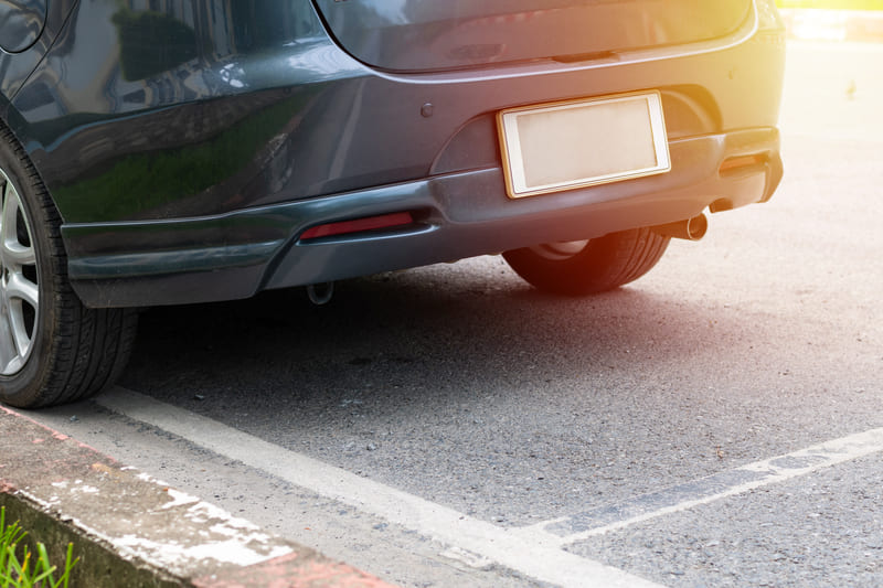 How to replace a lost licence plate