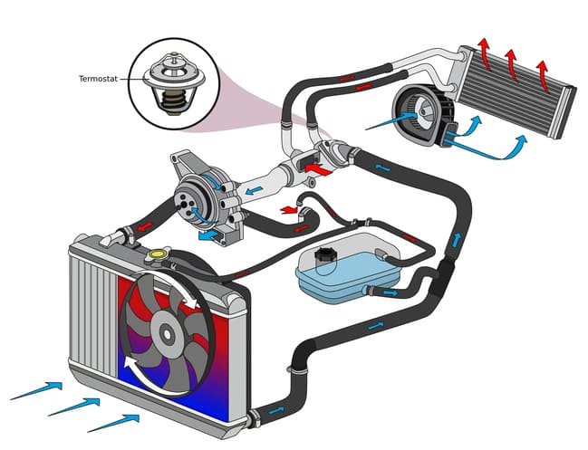 Der Thermostat im Auto: Funktion, Überprüfung und Symptome