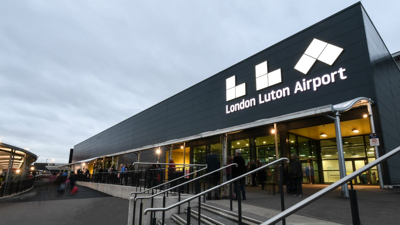 a large terminal named London Luton Airport