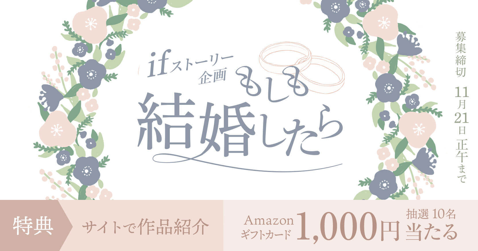 「もしも結婚したら」ifストーリー企画