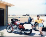 The bike I was going to ride on the Alaskan Highway.....until Crazy changed our plans