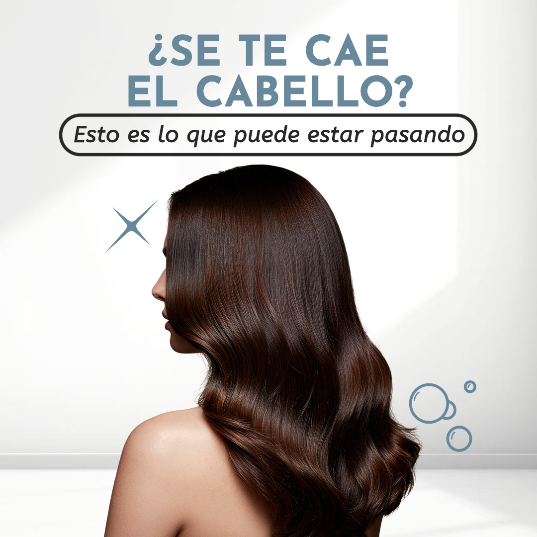 ¿Se te cae el cabello?