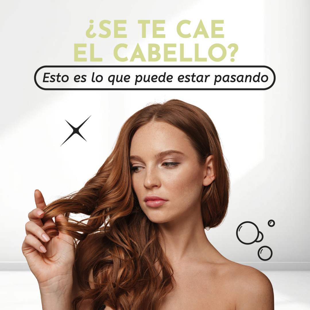 ¿Se te cae el cabello?