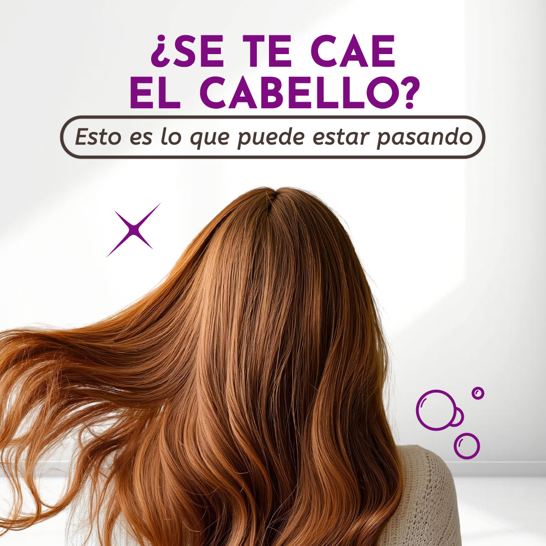 ¿Se te cae el cabello?