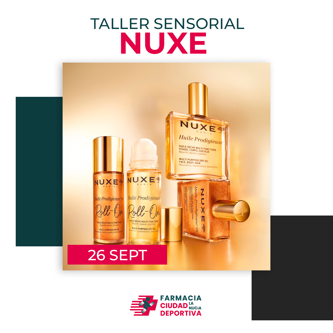 Taller sensorial Nuxe (Plazas limitadas)