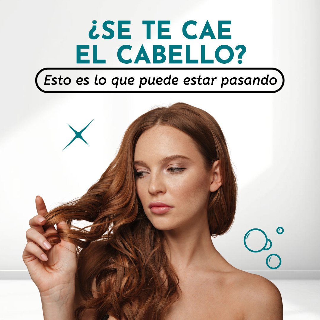 ¿Se te cae el cabello?
