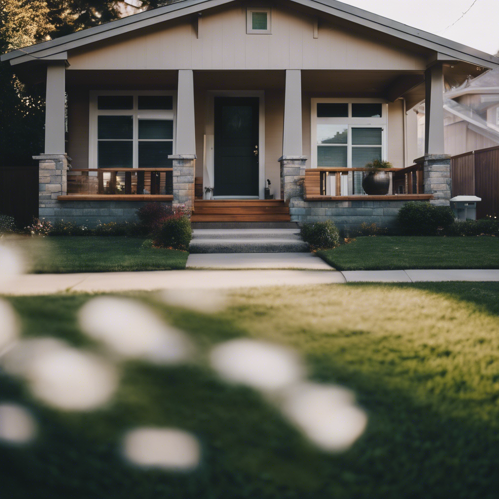 Modern Front Yard in Longview