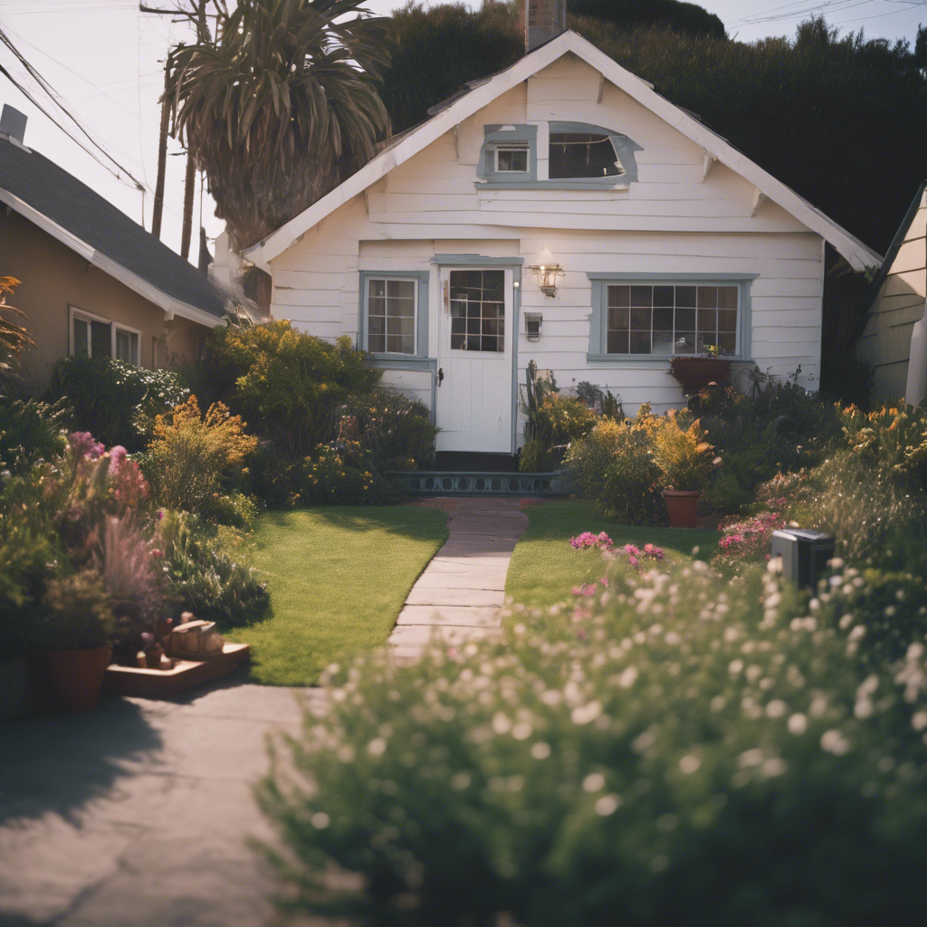 Cottage Back Yard in San Buenaventura