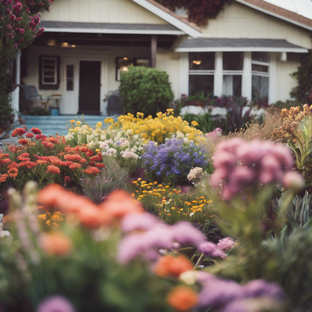 Cottage Flower Beds in San Buenaventura