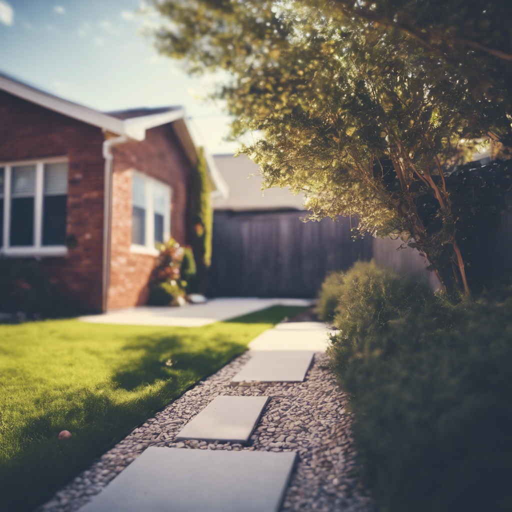 Modern Back Yard in Allen