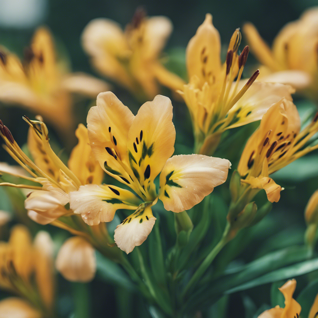 Alstroemeria (Alstroemeria aurantiaca)