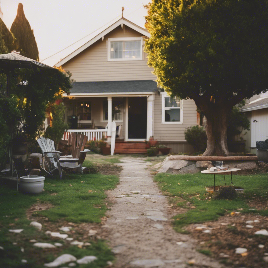 Cottage back yard in Antioch