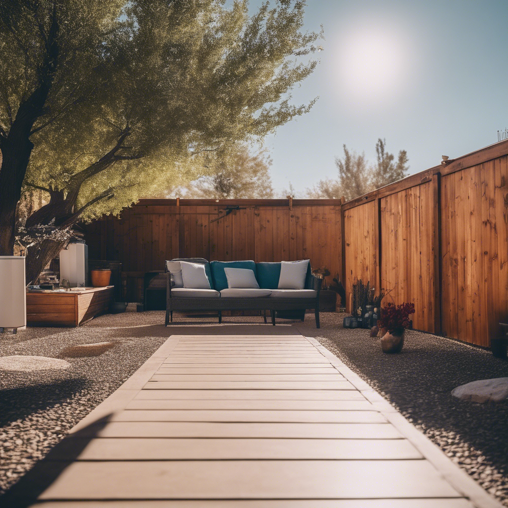 Modern Back Yard in Apple Valley