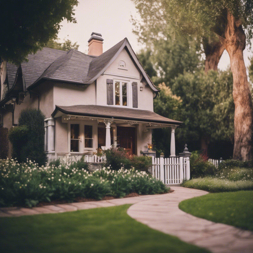 Cottage Front Yard in Arcadia