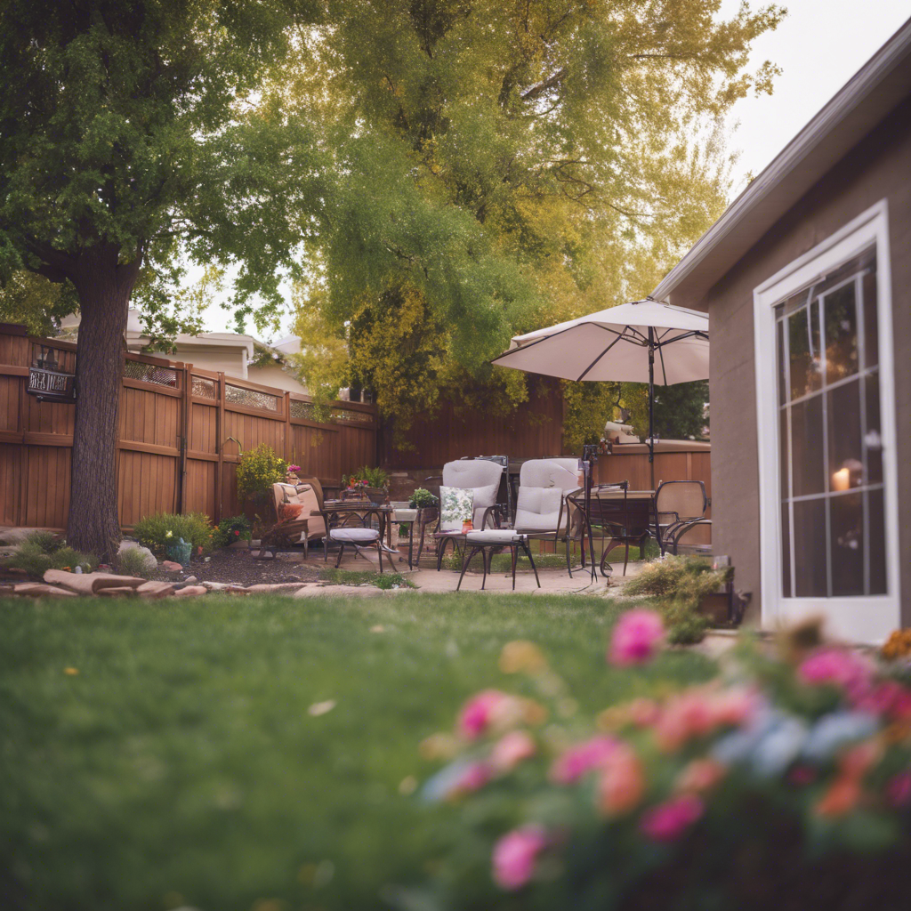 Cottage Back Yard in Arvada
