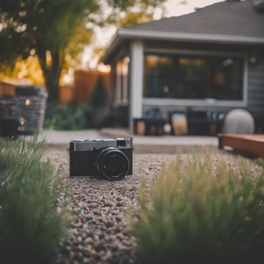 Modern backyard in Arvada