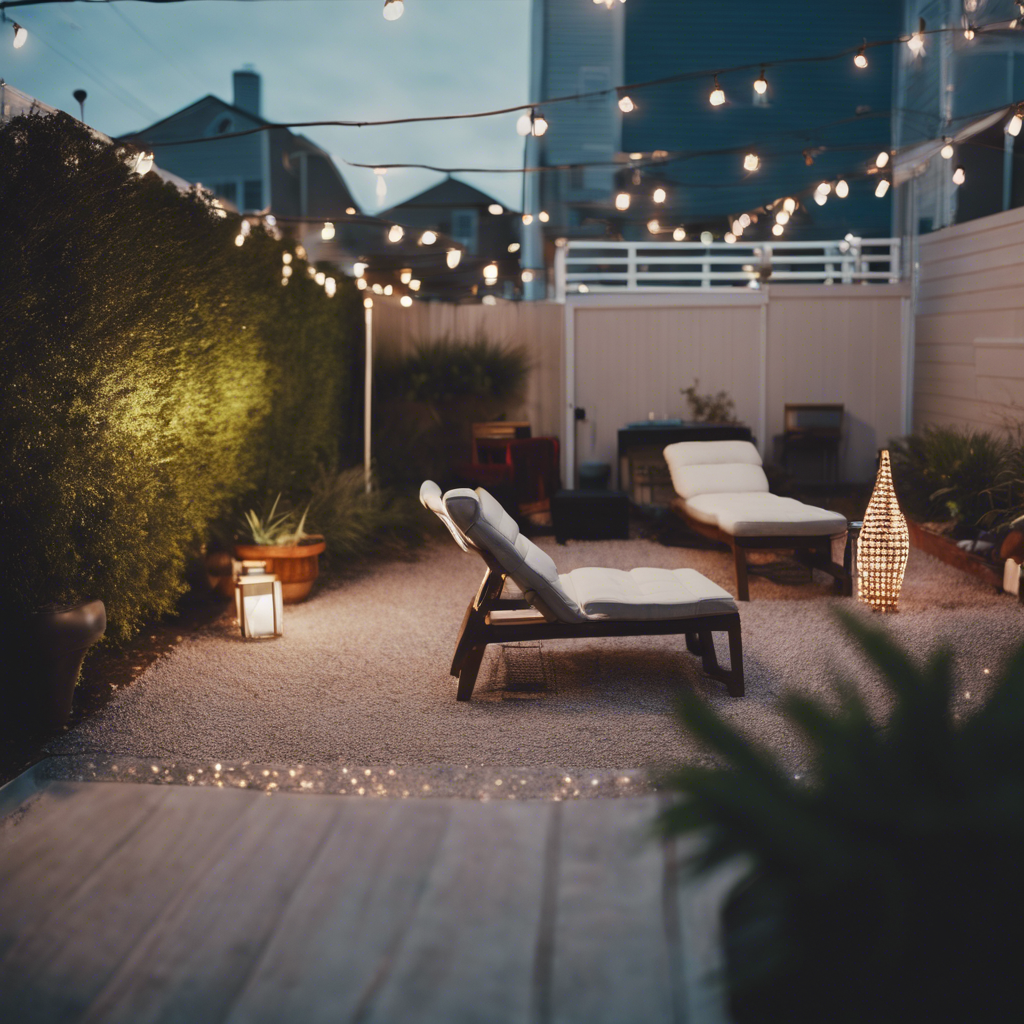 Modern backyard in Atlantic City