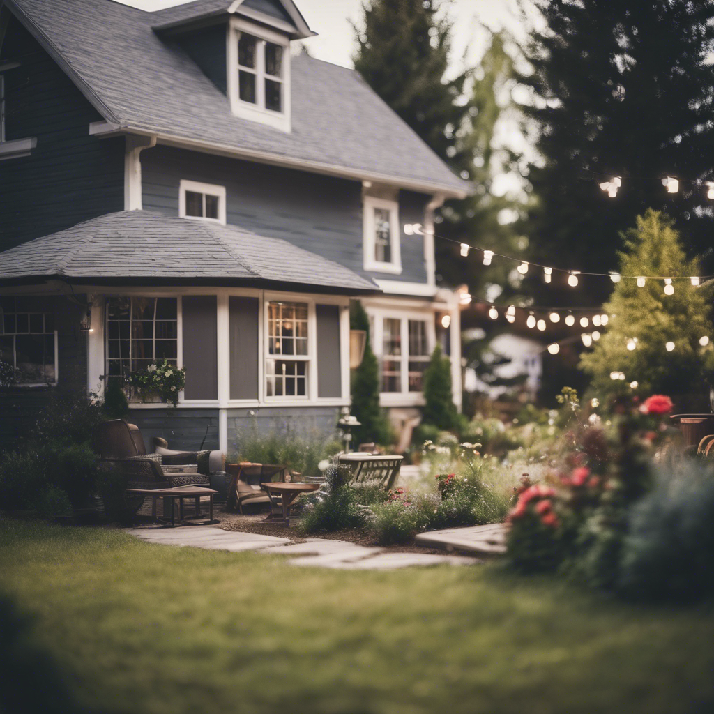 Cottage Back Yard in Aurora