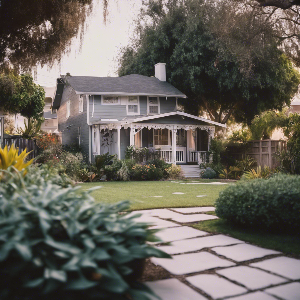 Cottage back yard in Baldwin Park
