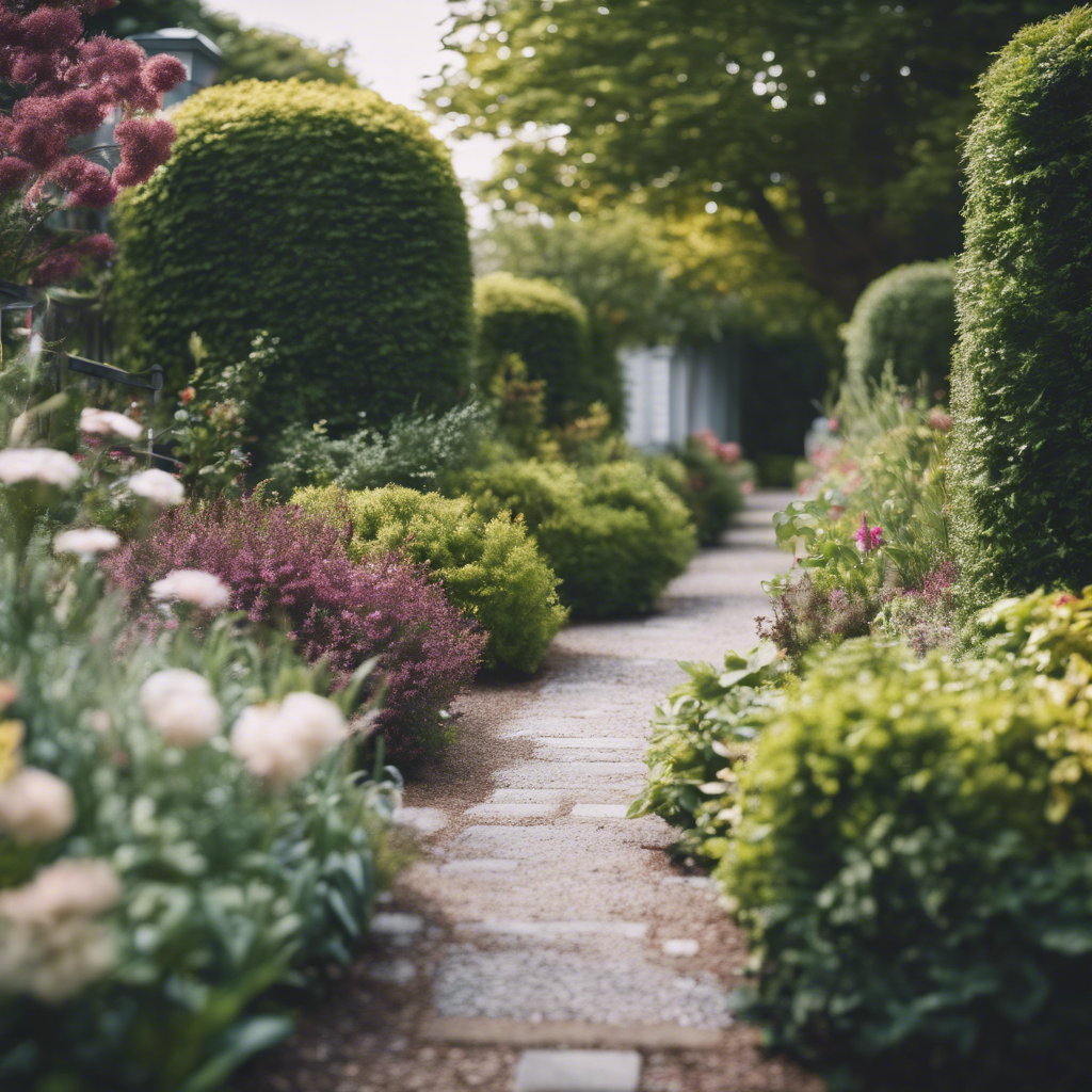Contemporary garden path in Barnstable Town